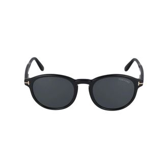 Tom Ford Sunglasses, unisex, Black, Size: 52 MM Classic Sunglasses Ft0834 01A