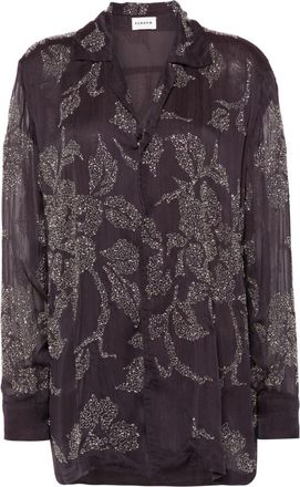 P.A.R.O.S.H. sequin-embellished shirt - women - Viscose - M - Grey