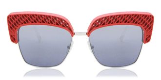 Oxydo O.NO 1.2 0KWX 96 Womens Sunglasses Red Size 55