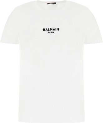 Balmain Mujer, Camisetas, Blanco, Talla: S