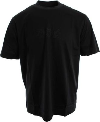 Armani T-shirt - Heren - T-shirts - Blauw - L - Katoen - Tops