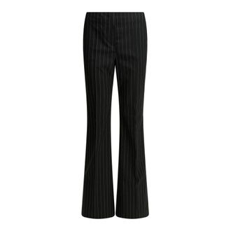 Sportmax Spxvisino Broeken - Dames - Broeken - Zwart - Maat: S Gabardine