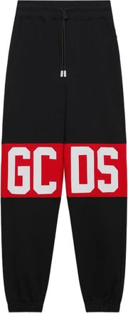 GCDS Band-logo track pants - Black