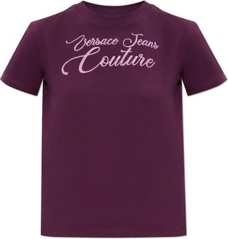 Versace Jeans Couture Mujer, Camisetas, Rojo, Talla: M