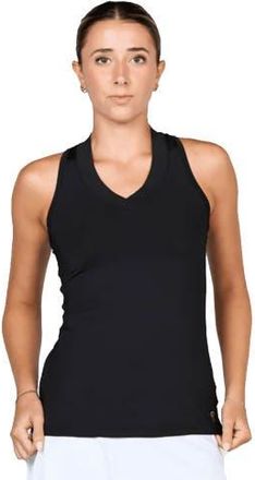 Sofibella UV Colors Racerback Womens Tennis Tank Top in Black at Nordstrom, Size X-Large