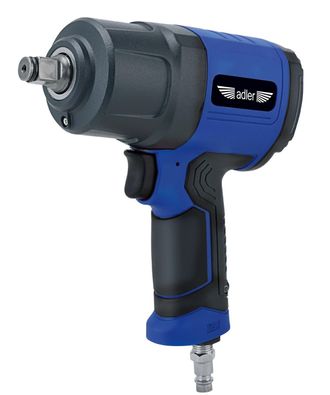 Adler Europe Llave De Impacto Neum&aacute;tica 1/2 1650nm Compuesta, Herramienta De Alta Potencia, Dise&ntilde;o Ergon&oacute;mico, Alto Rendimiento, Compatibilidad Neum&aacute;tica, M&aacute;xima P
