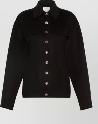 Sportmax virgin wool single-breasted coat