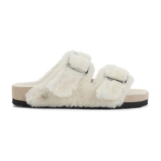 Birkenstock Sliders, female, Beige, 6 UK, 1774 Arizona Shearling