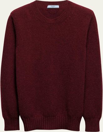 Prada Cashmere Button offers Front Cardigan Wine Dark Red Burgundy Maroon Silk 38