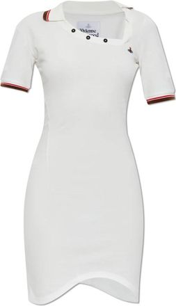 Vivienne Westwood Glory Polojurk - Dames - Korte kleedjes - Wit - L - Katoen - Kleedjes
