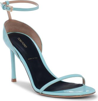 Tom Ford Vertigo Ankle Strap Sandal in Ucn Aqua at Nordstrom, Size 10.5Us