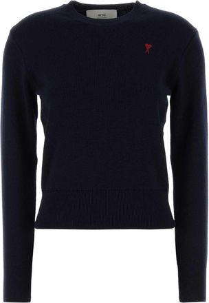 Ami Midnight Blue Wool Sweater