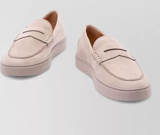 Tod's suede leather loafers