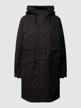 Marc O'Polo Denim Marc OPolo Denim Mantel mit Kapuze in Black, Gr&ouml;&szlig;e XL