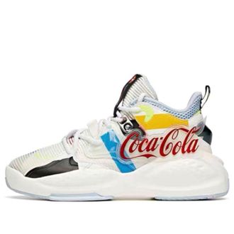 Anta (WMNS) ANTA x Coca Cola Badao White Multi-Color 122038085S-3
