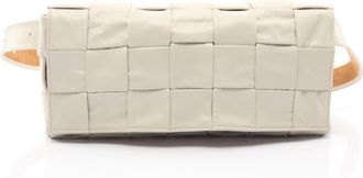 Bottega Veneta Ivory Leather Fanny Pack (Pre-Owned)