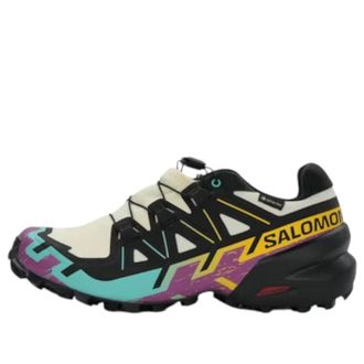 Salomon (WMNS) SALOMON Speedcross 6 Gore-Tex Transparent Yellow Black 478802