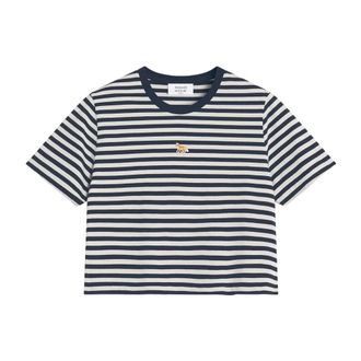 Maison Kitsuné Baby Fox Embroidered Cotton T-shirt