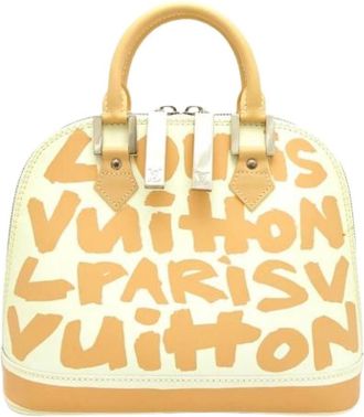 Louis Vuitton Pre-owned Handbags, female, Beige, Size: ONE SIZE Pre-owned Vintage Handbag