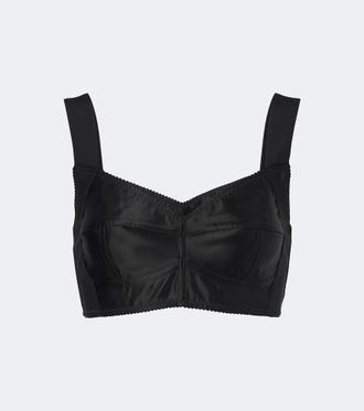 Dolce & Gabbana Satin bra top