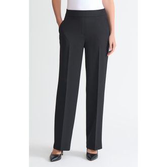 Kasper Gracie Pull-On Trouser Pants in Black at Nordstrom, Size X-Small
