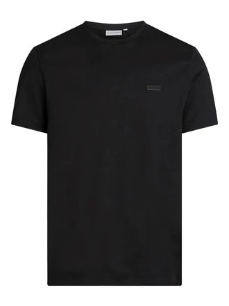 Calvin Klein logo plaque T-Shirt - men - Fabric - M - Black