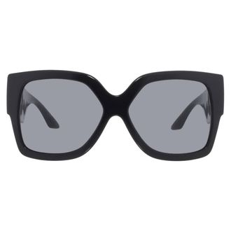 Versace Dark Grey Butterfly Ladies Sunglasses VE4402 GB1/87 59