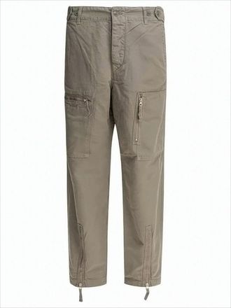 C.P. Company Relaxed Fit Straight Pants With Zippered Pockets