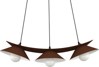 Lumicom Miller L&aacute;mpara De Techo X3 Hoja Corten