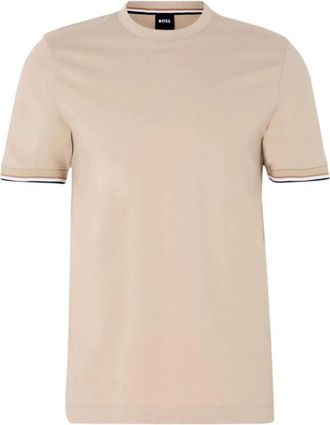 HUGO BOSS Thompson 04 50501097 - Heren - T-shirts - Beige - XL - Katoen - Tops