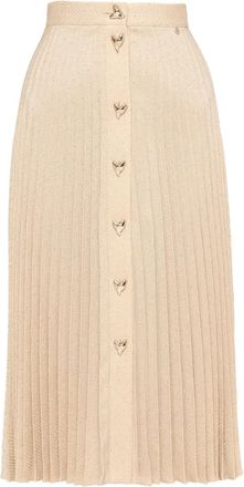 Nissa Gonna midi pliss&eacute; - Toni neutri