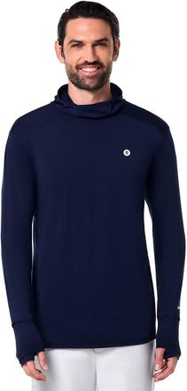 Coolibar Mens Performance Sun Hoodie - UPF 50+ Sun Protection - Agility in Navy at Nordstrom, Size Xx-Large L