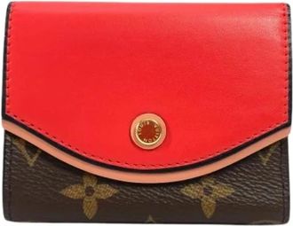 Louis Vuitton Pre-owned Tri-fold Portemonnee - Dames - Vintage Accessoires - Rood - ONE Size - Leer - Vintage