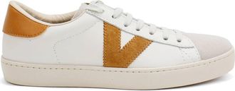 Victoria Womens Berlin Casual Low Top Leather Sneakers In Cuero