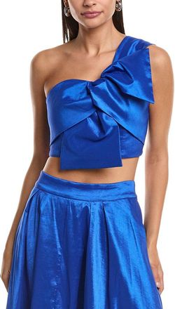 Milly Milly Laney Bow Cropped Top