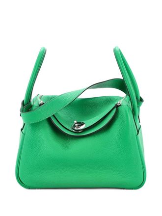 Herm&egrave;s Lindy Bag Clemence 26 shoulder bag - women - Calf Leather - One Size - Green