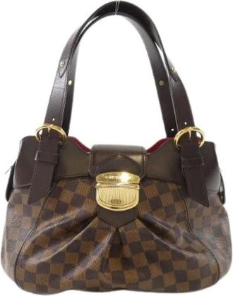 Louis Vuitton Pre-owned Sistina Damier Tas - Dames - Vintage Handtas - Bruin - ONE Size - Vintage