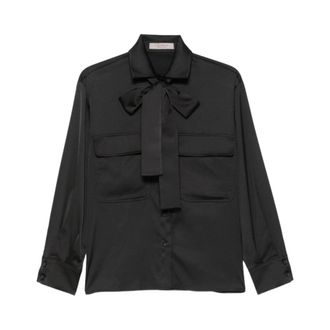 D.exterior Camicetta con fiocco in raso - - Blouses & Shirts - Donna - Nero - M