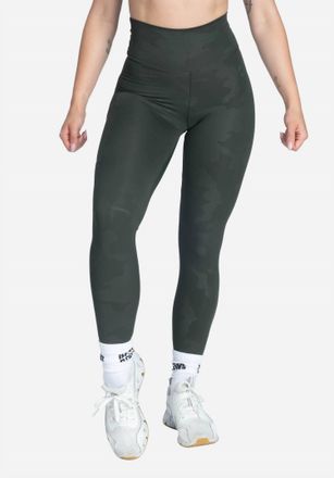 Better Bodies Womens High Waist Leggings In Green Camo