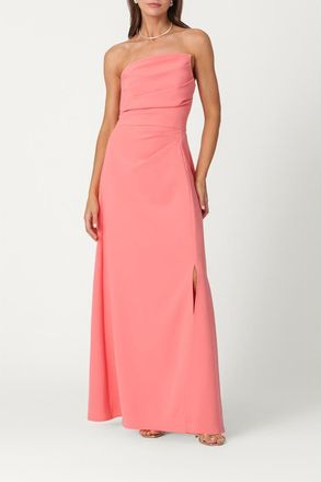 Shoshanna Midnight Stretch Crepe Vicki Dress in Mango at Nordstrom, Size 14