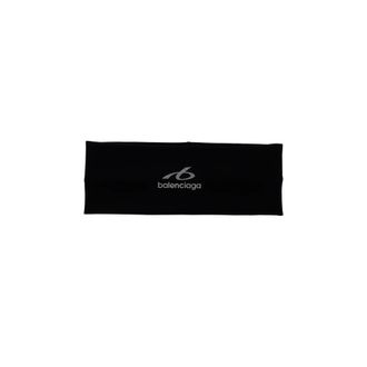 Balenciaga Logo Hoofdband - Dames - Accessoires - Zwart - Maat: ONE Size Polyamide