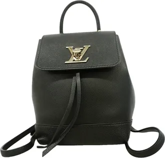Louis Vuitton Noir Backpack (Pre-Owned)
