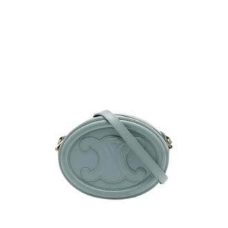 Celine Pre-owned Vintage Crossbody Bag - Dames - Pre-owned - Blauw - Maat: ONE Size Leer