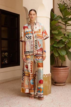 Alemais Michelle Shirt In Multi