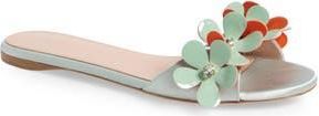 Giambattista Valli Flower Slide Sandal in Light Blue at Nordstrom Rack, Size 9Us / 39Eu