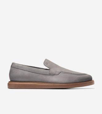 Cole Haan Mens Grand Neoclassic Venetian Loafers - Grey Size 10.5