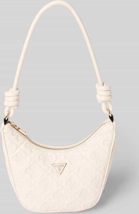 Guess Handtasche mit Steppnähten Modell ADELASIA in Ecru, Größe 1