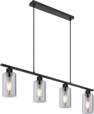 Globo Lighting L&aacute;mpara Colgante - Hadera - Negro - Metal - Gran L&aacute;mpara - Globo