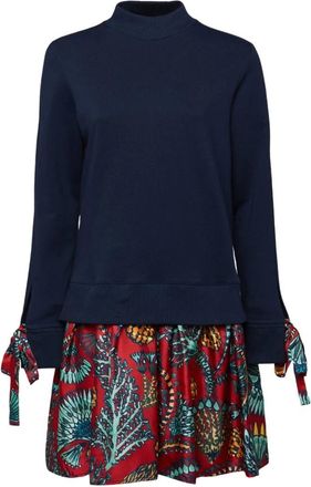 La DoubleJ Sporty Jurk - Dames - Korte kleedjes - Veelkleurig - S - Katoen - Kleedjes