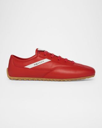 Alexander McQueen Men & apos;s Boxe Nappa Leather Low-Top Sneakers